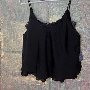 NWT Free People Intimately Free Sequin Crop Camisole size Small.
